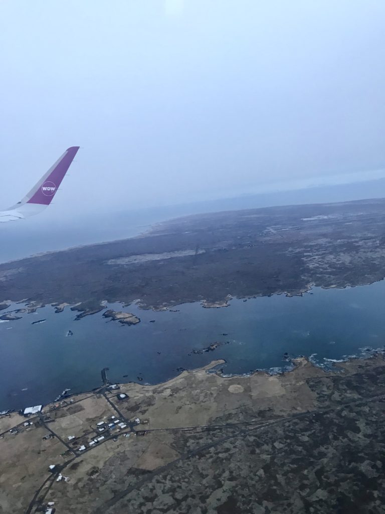 Cost of Iceland Trip - airfare, flight. Iceland from the air