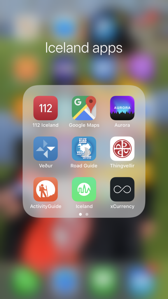 Cost of Iceland Trip - International phone plan, phone apps