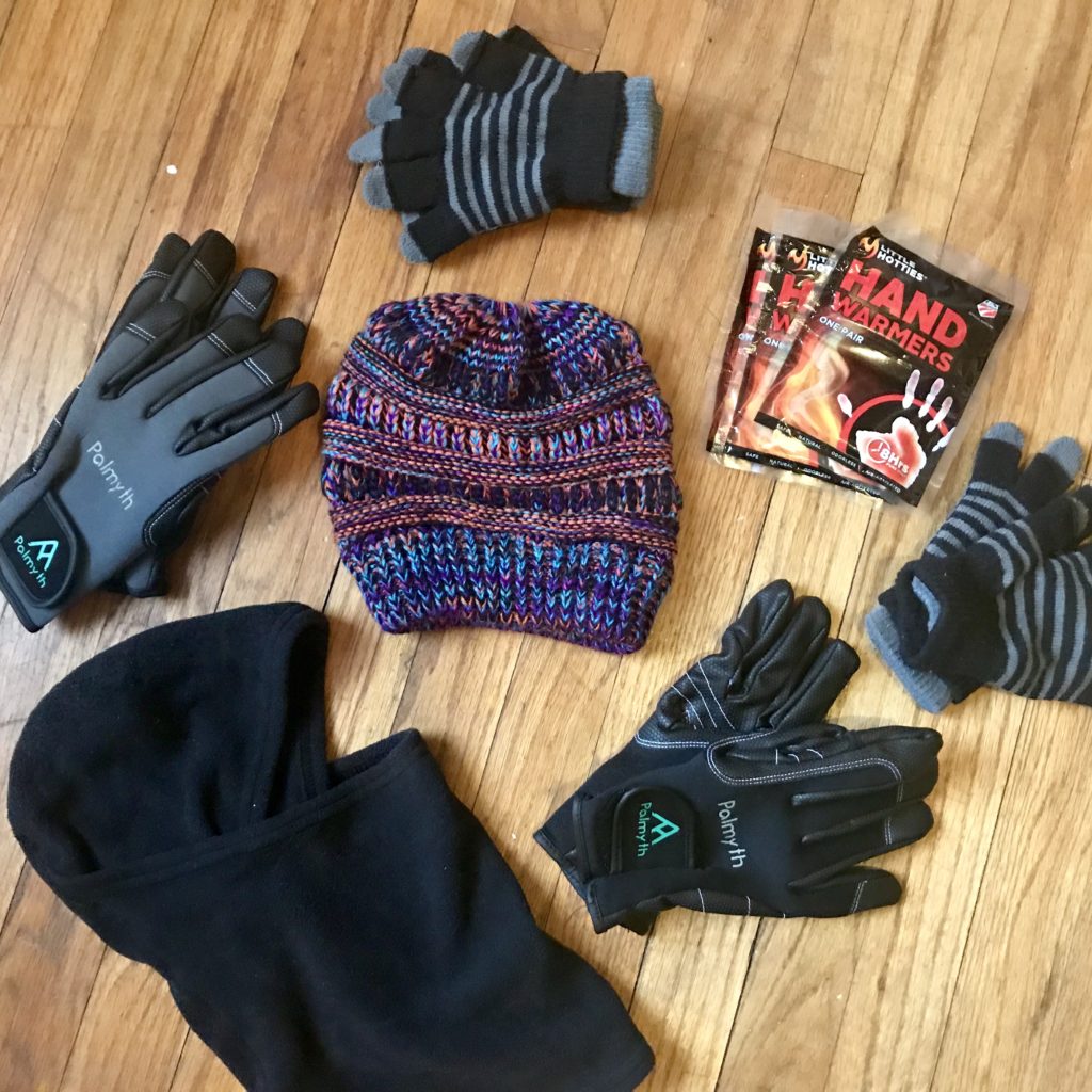 Iceland packing list - hands and head