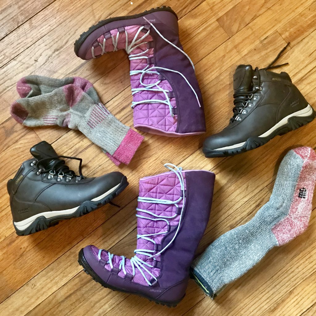Packing for Iceland - footwear