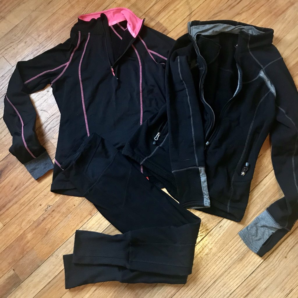 Iceland packing list - base layers