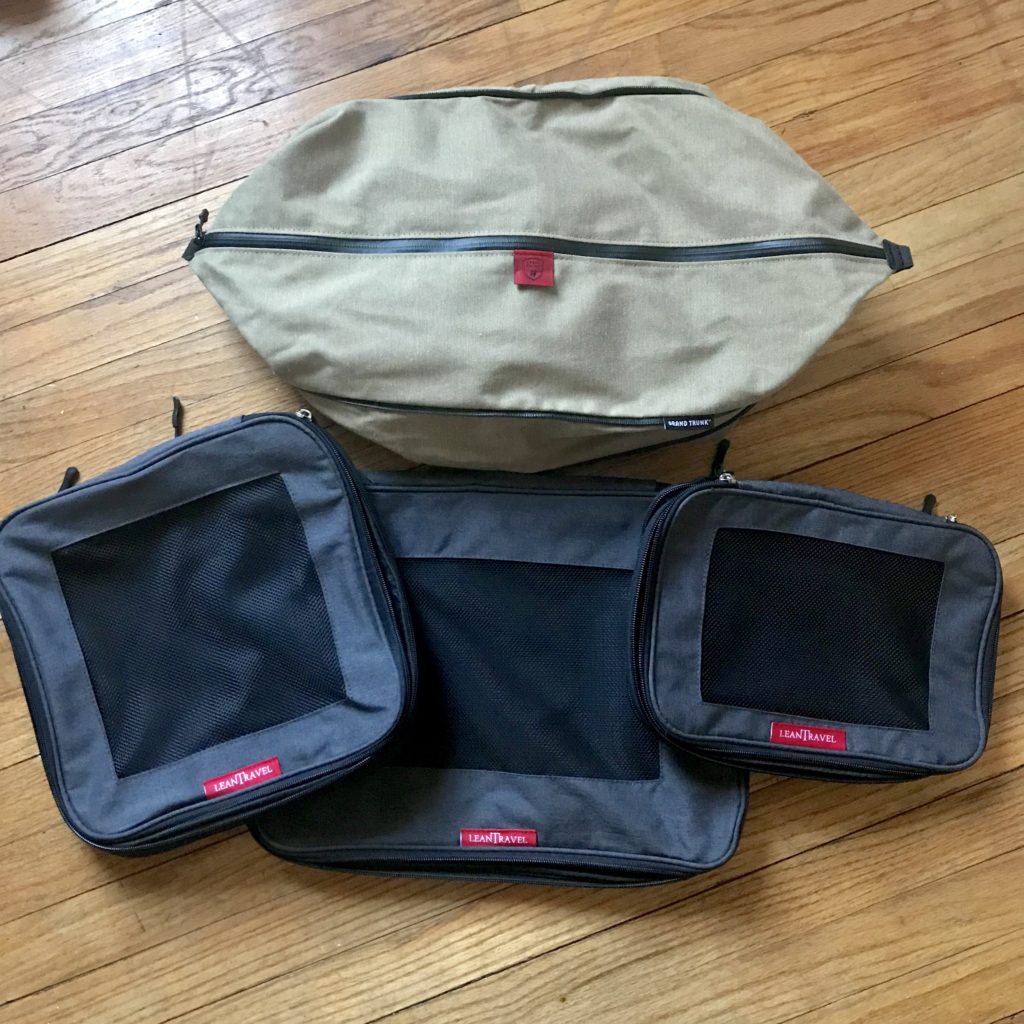 Iceland packing list - packing cubes