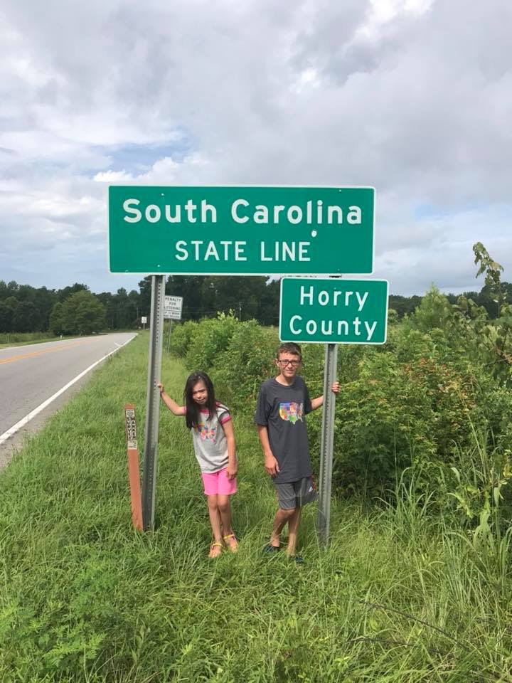 Our family goal to visit 50 states.  State 48 - South Carolina