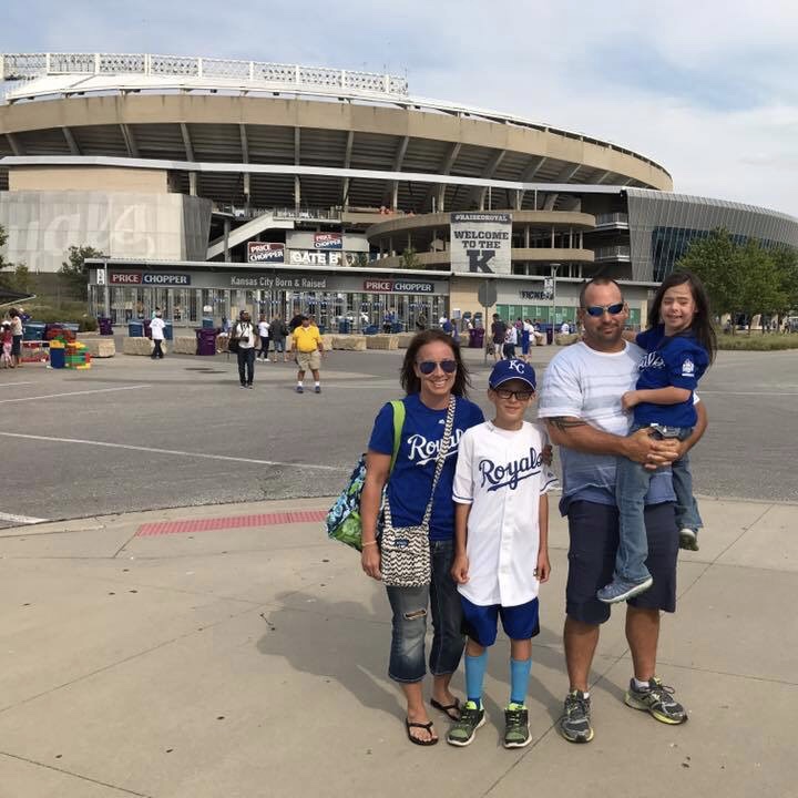 Our family goal to visit 50 states.  Goal to visit every MLB Stadium
Kansas City Royals